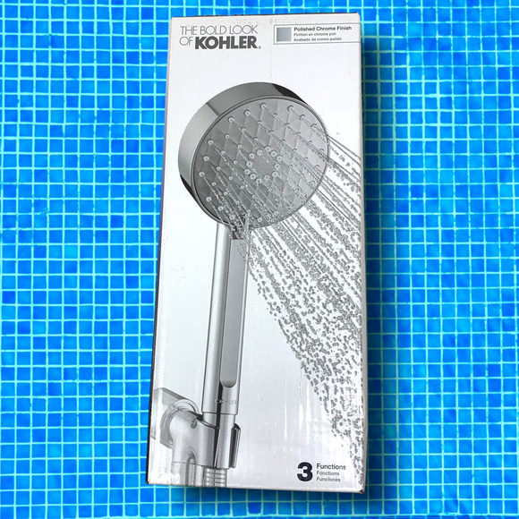 NEW Kohler K-72415-G-CP Handshower Polished Chrome Awaken G110 Boxed NIB - Picture 1 of 7